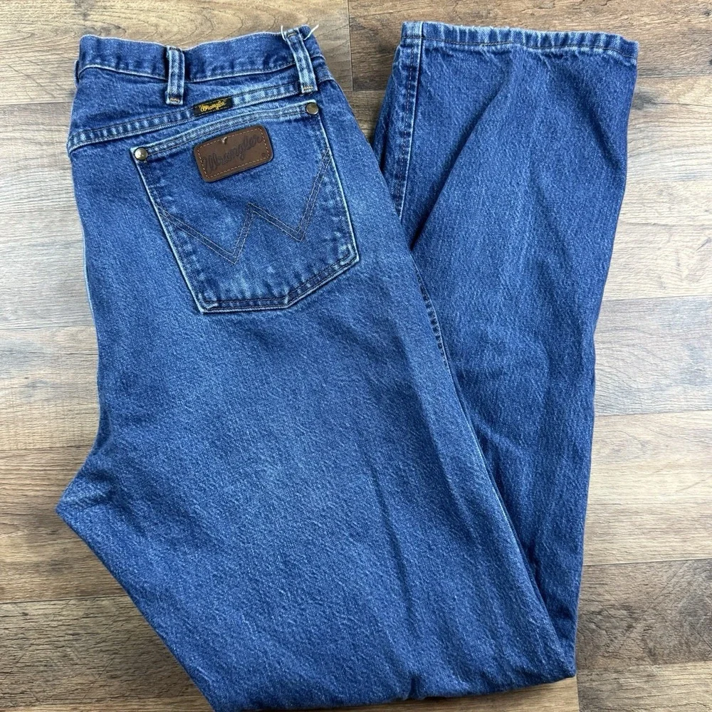 Wrangler Men's‎ 47MWZ Jeans Blue Size 38x34 Cowboy Regular Fit Western Rodeo